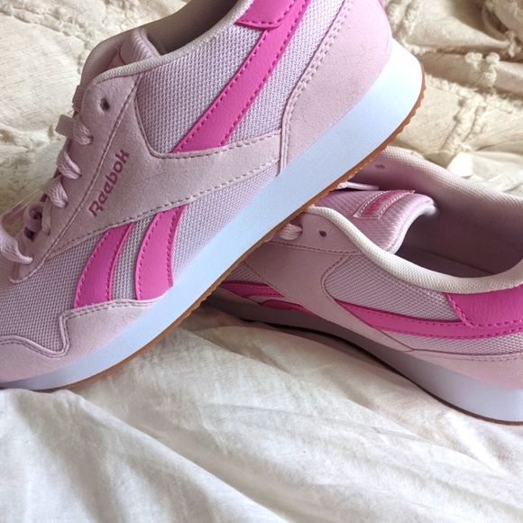 Pink on Pink Reebok Classics - Picture 2 of 6